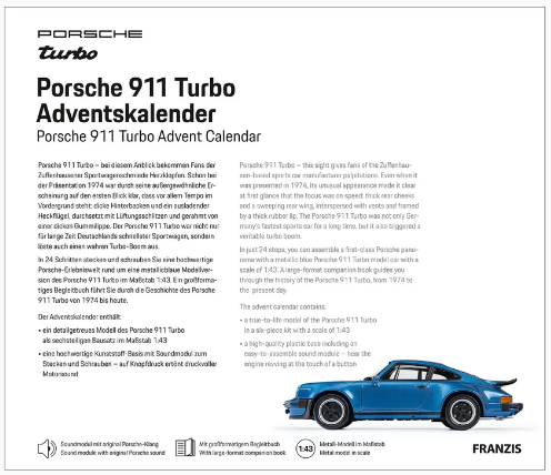 Porsche 911 Turbo Advent Calendar 1:43™